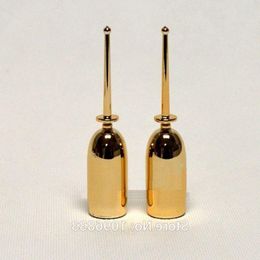 2ML Gold Airless Bottle, Break Off bottle, Cosmetic Essence Extract Liquid Packaging Serum Sample 100pcs/Lot Ilfvd