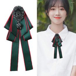 Bow Ties Rhinestone Bowtie Fashion Korean British Style Men's Women's High-end Ribbon Tie Handmade Jewellery Gifts For Men Women