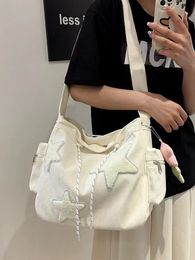 Evening Bags Y2k Aesthetic Streetwear Star Underarm Bag Fashion Korean Casual Simple Handbag Trendy All Match Shoulder Japanese 230821