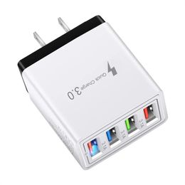Hot Sale 3.1a Mobile Phone Charger 4 Port Usb Charger Adapter Travel Usb Wall Charger For Iphone And Android