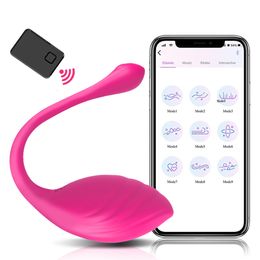 Adult Toys Wireless App Bluetooth Love Egg Vibrator for Women Clitoris Stimulator Remote Control Vibrating Sex Female Adults 18 230821