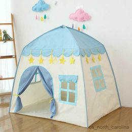 Toy Tents Portable Children's Tent Cute Folding Kids Tents Baby Play House Large Girls Castle Child Room Decor Gifts R230830