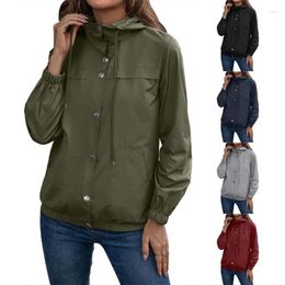 Women's Jackets Waterproof Rain Lightweight Windproof Full Fall Outdoor Cycling Hooded Windbreaker Gifts