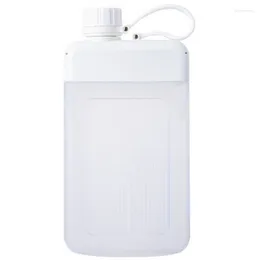 Water Bottles Creative Square Bottle Simple Flat Straight Drinking Plastic Cup Drop Proof Portable Fashionable Gift