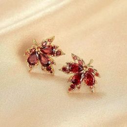 Stud Earrings Fashion Retro Exquisite Zircon Women's Statement Classic Small Perforated Girls' Gift Jewellery