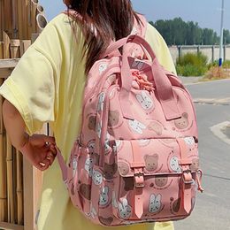 Backpack 2023 Printing With Soft Handle Cute Student Woman Rucksack Schoolbag For Teenage Girls Boys