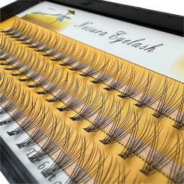 False Eyelashes 60 BundlesBox Individual Lashes 10D 01007mm Eyelash Extension Natural Style Handmade Bundles 230821