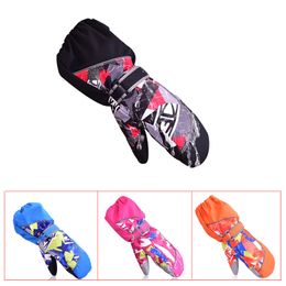 Sports Gloves SG08C Children Skiing Winter Warm Waterproof Windproof Kid Snow Boys Girls Sport Snowboarding Mittens Anti Slip 230821