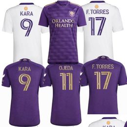 Yoga Outfit Orlando City Sc Soccer Jerseys 2023 2024 F.Torres Pereyra Kara Cartagena Ojeda Mls 23 24 Football Men And Kids Kits Shir Dh4Dn