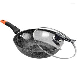 Pans Stone Non-Stick Pan Household Iron Pot Induction Cooker Gas Stove Special Frying Applicable