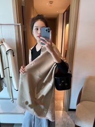 2023 new top female male designer scarf fashion scarf high-end brand 100% cashmere scarf winter scarf casual scarf for men and women long wrap size 180 Christmas gift a7