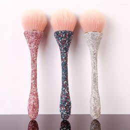 Makeup Brushes Foundation Brush Convenient Portable Anti-slip Travelling Use Loose Powder