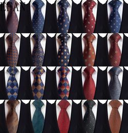 Neck Ties Mens Tie Retro Striped Paisley Floral Plaid Solid for Neckties Gentleman Business Man Wedding Wholesale Custom 230822