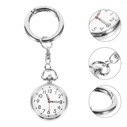 Pocket Watches Sports Decor For Nurses Doctors Clip- On Hanging Decores Badge Stethoscope Fob Watch