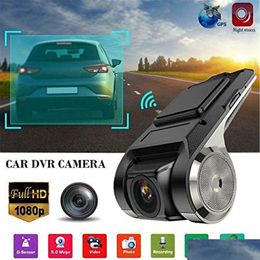 car dvr Car Dvrs Real 1080P Hd Dvr Camera Android Usb Digital Video Recorder Camcorder Den Night Vision Dash Cam 170° Wide Angle Registrar D Dhrqa