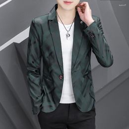 Men's Suits Spring Long Sleeve Leisure Business High Quality Suit Male Korean Version Of Handsome Teenage Fashion All The Coat