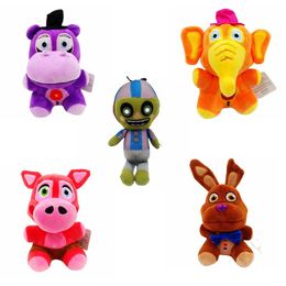 18cm Midnight Plush Toy Fnaf Boss Doll Cartoon Doll Colourful Teddy Bear Fox Crocodile Duck Children's Gift