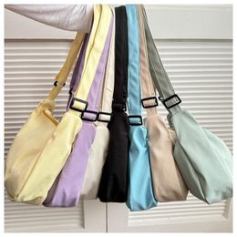 Evening Bags Small Crossbody Bag For Girl 2023 Canvas Women's Shoulder Messenger Korean Fashion Nylon Cloth Female Student Phone Purses