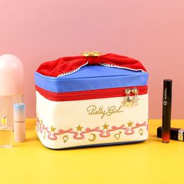 Cosmetic Bags Cases Cute Sailor Moon Bag Beauty Case Multifunction Ladies Wash Toiletry Organiser Travel Make Up Storage 230821