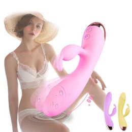 Double headed intelligent vibrator for women small size masturbator mini silicone strong vibration adult