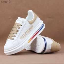 Water Shoes 2023 New Sneaker Casual Men Women Designer Board Shoes Fashion Patent Leather Breathable Increased Internal Flat Platform Shoes HKD230822