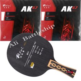 Table Tennis Raquets Pro Combo Racket PALIO TNT1 Blade with 2x Palio AK47 RED Matt pingpong rubber 230821