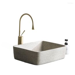 Bath Accessory Set Balcony Table Basin Wash Single Ceramic Good-looking Outdoor Household Bathroom Washbasin Art