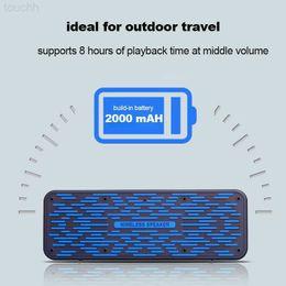 Speakers Portable Bluetooth TWS Wireless Outdoor Speaker with 3D Stereo Subwoofer Built-in 2000 mAh Battery FM radiosG230524 L230822