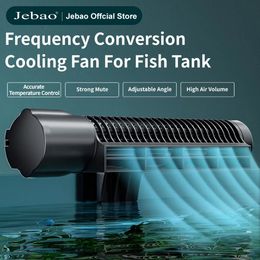 Filtration Heating Jebao ACF Series Aquarium Cooling Fan 12V 3W 4W Mute Automatic Temperature Control Marine Cooler Accessoires y230821
