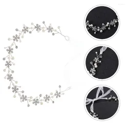 Bandanas Plum Blossom Rhinestone Hair Band Bands For Women's Unique Elegant Head-wear Jewellery Bride