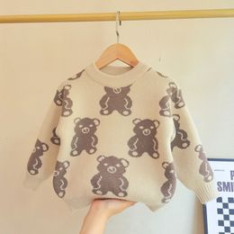 Family Matching Outfits Boys Winter Clothes Kids Sweater 2023 Fashion Child Knit Clothing High Quality Infant Children Coat Warm 4 Years To 9 Yrs 230821