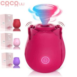 Clitoral Sucking Vibrator Rose Flower 7 Intense Suction Modes G-spot Stimulator Vaginal Massager Adults for Women