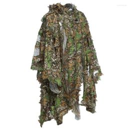 Men's Tracksuits Camouflage Cloak 3D Leaf Suit Maple Lucky CS Military Fan Hidden Hunting Costume