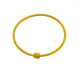 Bangle Sargent Gold Small Waist Ancient Method Bracelet Women Plated Thin Circle Light Luxury Minority Jewelry