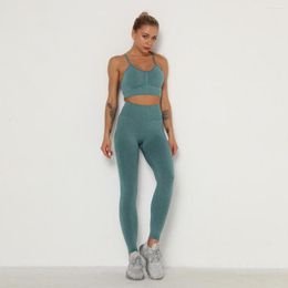 Active Sets 2 Piece Workout Set Women Solid Yoga Booty Sports Shorts Push Up Peach Buttocks Gym Leggings Seamless Tracksuit Woman