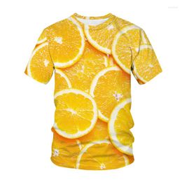 Men's T Shirts Hip Hop Fruit 3d Printed Summer T-shirt Fun Kiwi Strawberry Fashion Short Sleeve Shirt Street O Neck Loose Quality Top