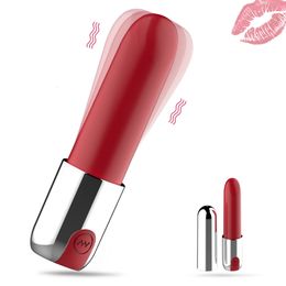 Adult Toys Sex Toy Discreet Pocket Size Lipstick Bullet Vibrator Love Egg Clitoris for Women 230821