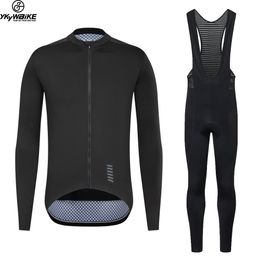 Cycling Jersey Sets YKYWBIKE Pro Cycling Jersey Set Long Sleeve Mountain Bike Cycling Clothing Breathable MTB Bicycle Clothes Wear Suit For Mans 230821