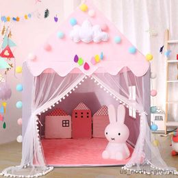 Toy Tents Children Toys Tent Baby Playhouse Super Large Room Crawling Indoor Outdoor Tent Castle Living Game Ocean Balls R230830