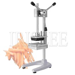 Standing Home French Fries Potato Chips Strip Cutter Chopper Chips Machine Making Tool Potato Cut Fries 3 Sizes Blades