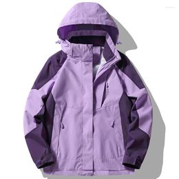 Men's Jackets Hooded Windproof Thin Hiking Jacket Loose Casual Waterproof Wear-resistant Coats Male Outdoor Sports Travel Unisex