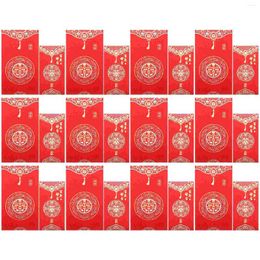 Gift Wrap Chinese Style Red Envelope Money The Cash Reusable Jewelry Storage Pouch Wedding Partysurname Packet Pocket