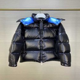 Mens Stylelist Coat Leaves Printing Parka Jacket Men Women Winter Overcoat Down Asian Size M-3xlbhfy