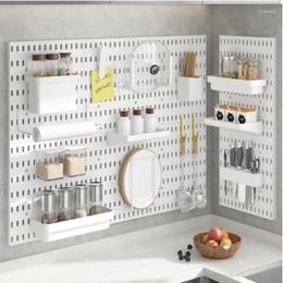 Hooks Shelf Organiser Organisation Garage Wall Hanging Storage Accessories Crafts Kitchen No Room Punching Pegboard For