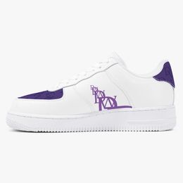 DIY shoes white one for men women platform casual sneaker Personalised text with cool style trainers outdoor shoes 36-48 19541