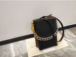 Designers New Fashion women Bucket Bags Stella McCartney high quality leather shopping bag Handbag Light luxury and high sense