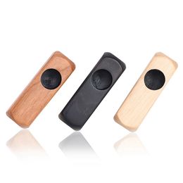 Latest Natural Wood Mini Long Pipes Dry Herb Tobacco Filter Bowl Handpipes Portable Innovative Wooden Cigarette Smoking Holder Tips Pocket Hand Tube DHL