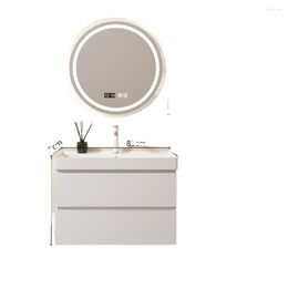 Bath Accessory Set Ceramic Basin Whole Washbin Bathroom Cabinet Combination Household Modern Minimalist Wash Washbasin