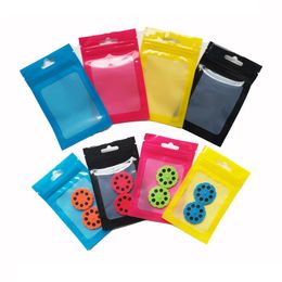 Colourful Jewellery Bag Digital Electronic Accessories Fishing Gear Self sealing Bags Transparent Plastic Packaging Bag With Window LX6053