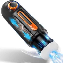 Massager 6in1 Automatic Telescopic Sucking Vibration Masturbators for Men Vaginas Male Masturbator Real Blowjob